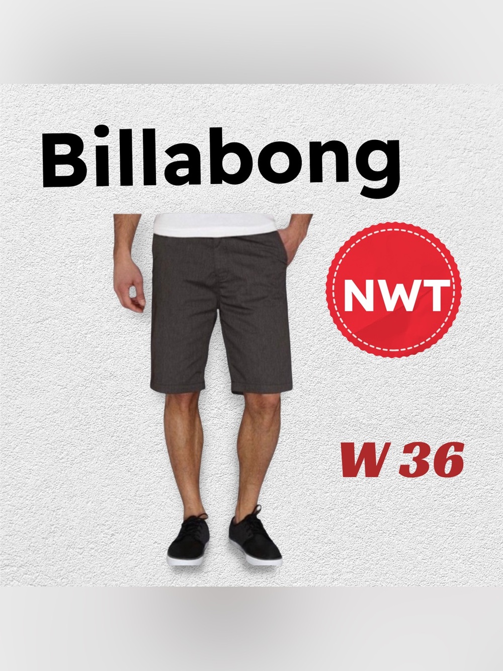 🇦🇺🆕NWT BILLABONG | W36 | Summer staple & beachwear Carter Gray board Shorts